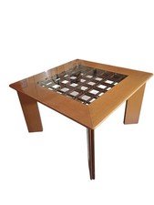 Tavolo Gigi Sabadin Per Stilwood Legni Curvati Anno  1970 Vintage