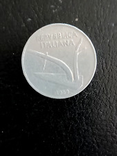 Moneta rara da 10 Lire del 1952 della Repubblica Italiana buone condizioni