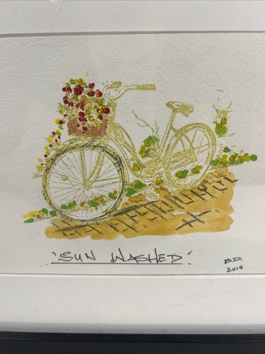 Bicicletta acquerello - , e