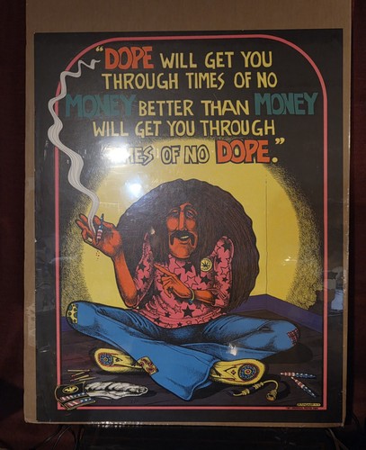 Poster dope and money - poster, 1971