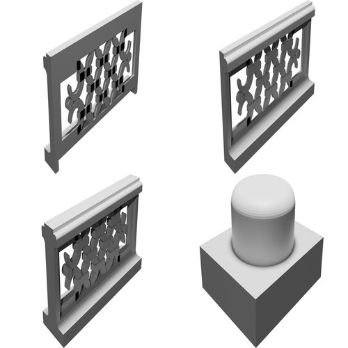 Staccionata set recinzione per - set,
