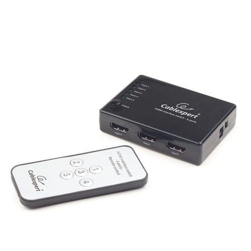Gembird switch hdmi ingressi - switch, 5