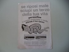 advertising Pubblicità 1975 MATERASSO PERMAFLEX
