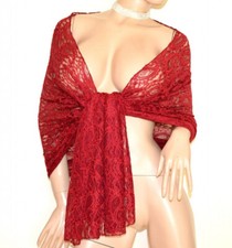 Stola rossa donna scialle