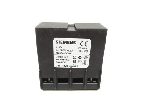 Siemens 3rt1926 2cg31 100s - siemens, 5-100s