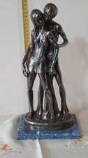 Scultura bronzo coppia - scultura, bronzo'''coppia
