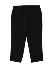 KAPPA Pantalone chino uomo dritto W40 L30 cotone nero BY67