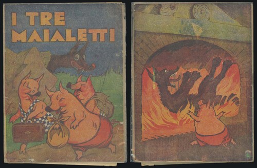 Tre maialetti vecchia fiaba - tre,