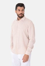 Men's Linen Slim Collar Shirt