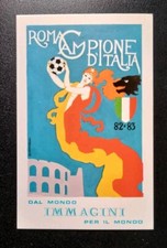 Cartolina calcio ROMA CAMPIONE