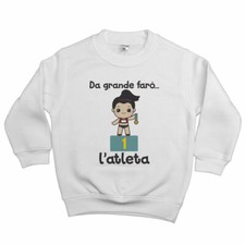Felpa bambina da grande farò