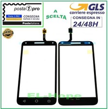TOUCH SCREEN VETRO ALCATEL ONE TOUCH U5 3G OT-4047D 4047X DIGITIZER NERO
