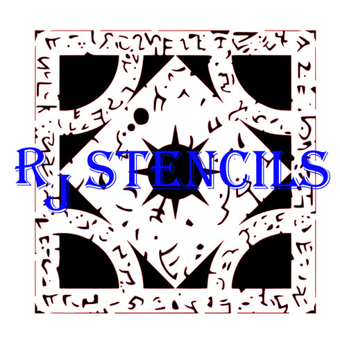 Aerografo stencil hell raiser - stencil,
