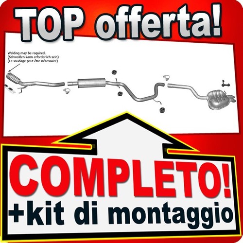 Scarico completo per - vw, jetta