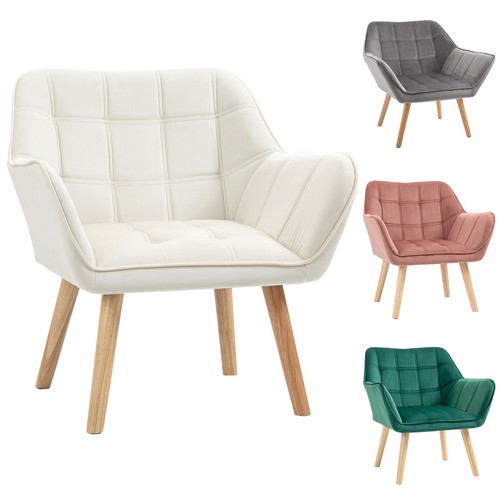 Homcom poltroncina stile - poltroncina,