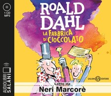 Libro Nuovo - Roald Dahl - La Fabbrica Di Cioccolato Letto Da Neri Marcore. Audi
