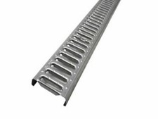 GRIGLIA ZINCATA CARRABILE PER CANALINE IN PLASTICA CM 13X100 (25457)