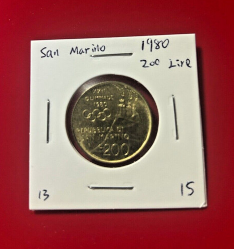 1980 san marino 200 lire - 1980,