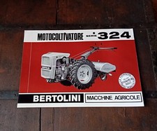 BERTOLINI MOTOCOLTIVATORE SERIE 324 pubblicitario originale 1968