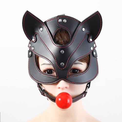 Maschera testa pelle - , benda