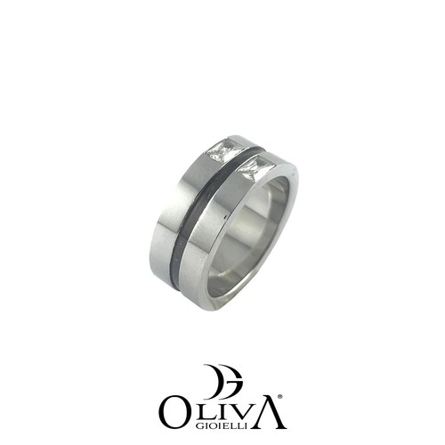 Anello acciaio 316l - anello,