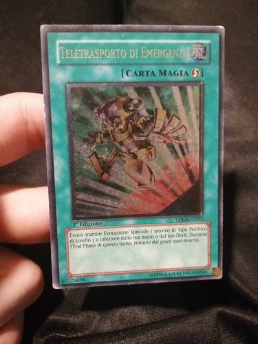 Carta yugioh teletrasporto - carta,