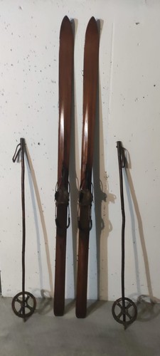 Sci legno antichi con - sci,