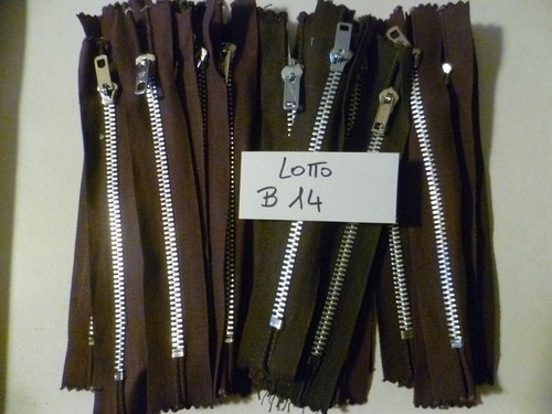 Cerniere marrone argento - pz,
