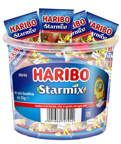 Haribo barattolo starmix - barattolo, 40