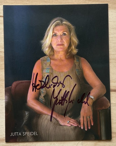 Cartolina autografata jutta - cartolina,