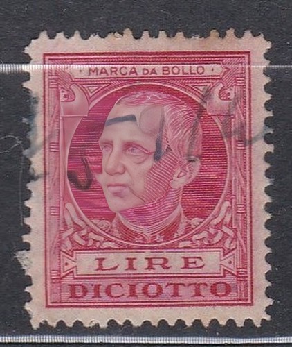 Italia 1937 marca - 1937, bollo