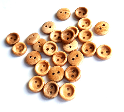 Pezzi mini bottoni - mini, legno