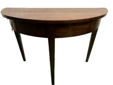 Antica consolle mezzaluna stile Luigi XVI  in noce epoca XX secolo