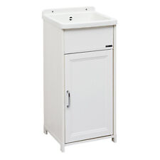 Mobile Lavatoio da esterno 40x40 cm con Vasca in Resina Piccole Dimensioni PVC