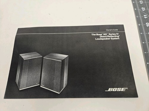 Bose 501 serie manuale - 501,