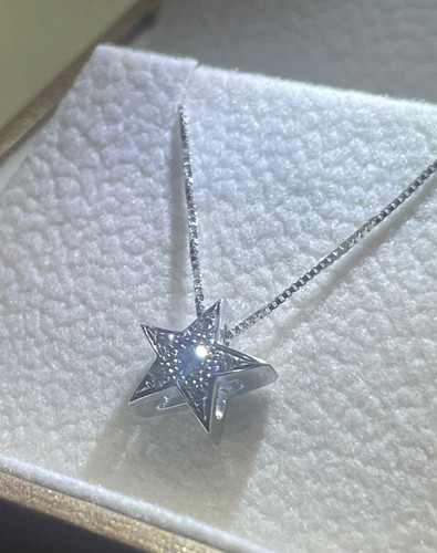Collana girocollo punto luce - collana,