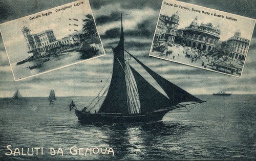 Saluti genova città - da,