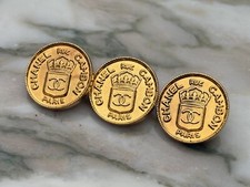 Lot Chanel Rue Cambon Paris Buttons Vintage