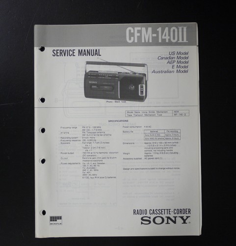 Originale sony cfm - originale,
