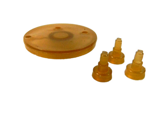 Puleggia plastica con tre - in,