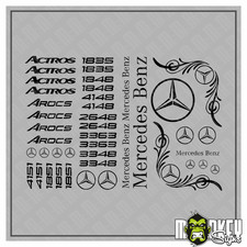 40 pezzi. Adesivo 1/14 Actros
