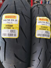 COPPIA DIABLO ROSSO 4 - IV - PIRELLI 120/70ZR17 - 190/55ZR17 DOT2024-2025