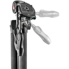 Manfrotto MK293A3-D3Q2 Treppiede in alluminio con testa inclinabile/pentola a 3 vie