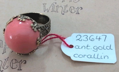Anello vintage oro - ♥n., 38-