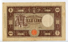 Banconota 1000 Barbetti Lire 9 Giugno 1945 09/06/1945