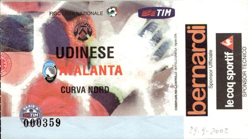 Biglietto stadio udinese - biglietto,