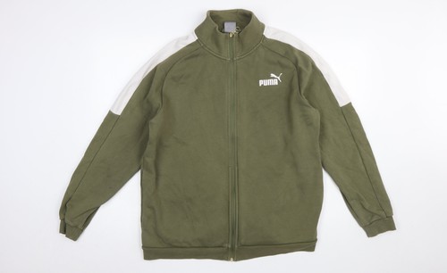 Felpa puma uomo verde - felpa, zip