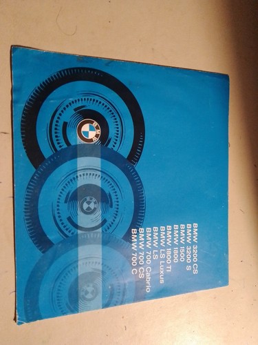 Bmw 1963 depliant - bmw,