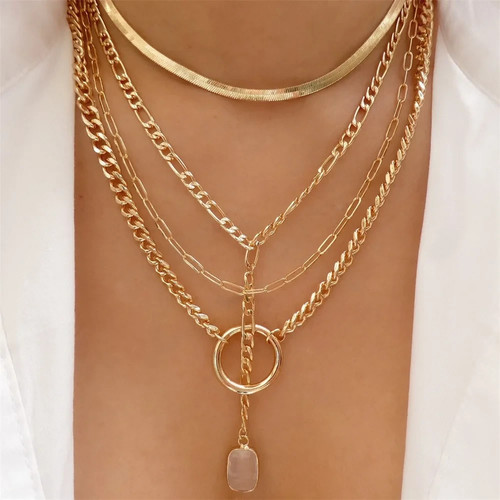 Collana donna a strati - collana,