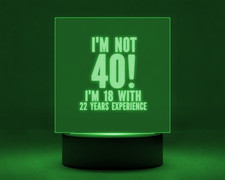 Lampada Luminosa 40 Anni